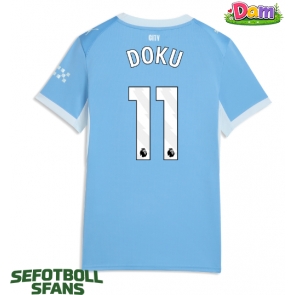 Manchester City Jeremy Doku #11 Hemmatröja Kvinnor 2026-27 Kortärmad